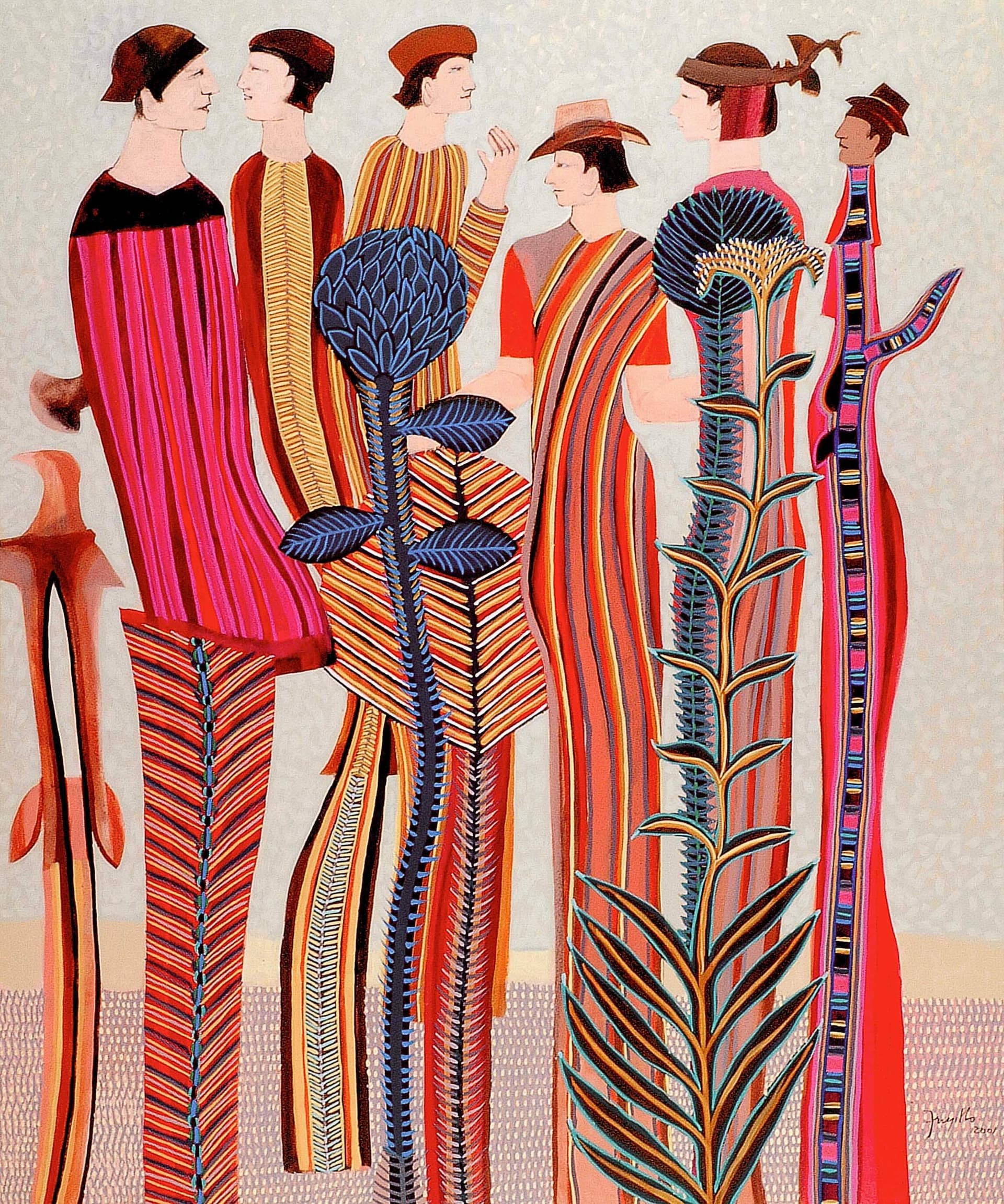 Nuchos de la Nobleza by Guillermo Trujillo, Painting
