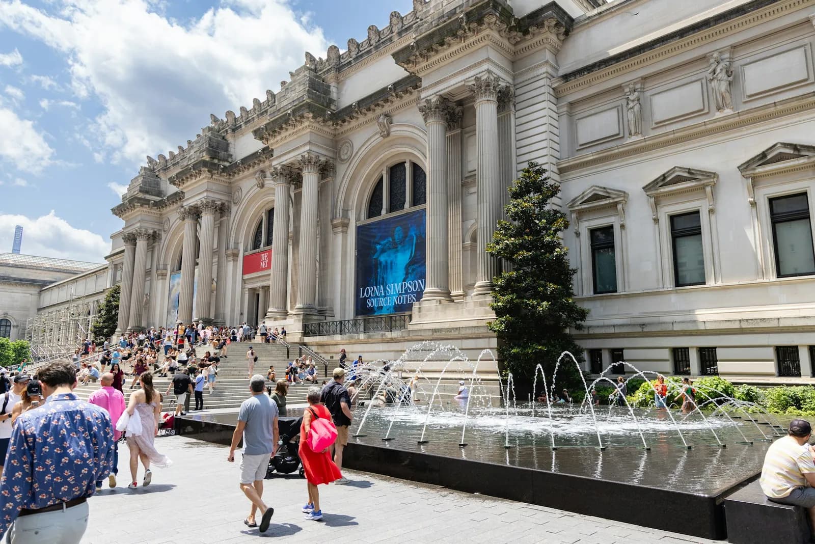 Exterior of the Metropolitan Museum of Art.