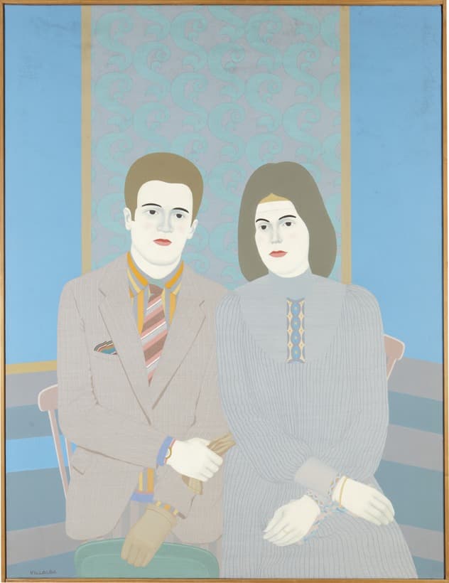 Portrait du couple Roldan by Virgilio Villalba