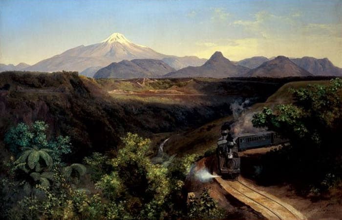Cañada de Metlac (El Citlaltépetl) by José María Velasco Gómez, Oil on canvas