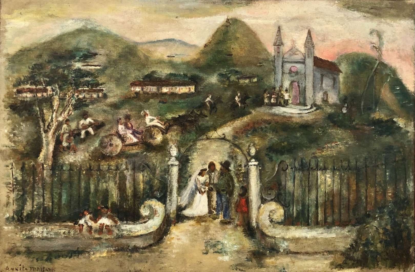 Casamento Na Roca by Anita Malfatti, Painting
