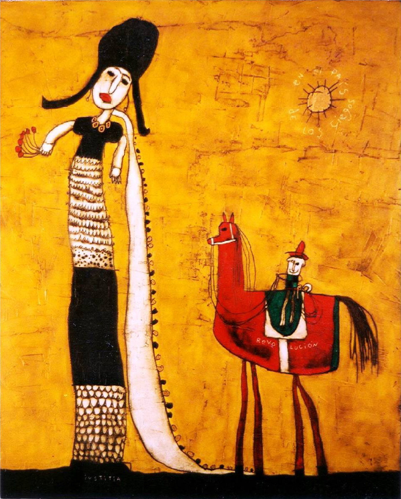 Justicia y Revolución by Daniel Romero, Painting