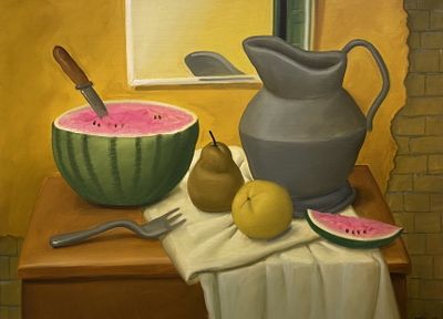 Still Life by Fernando Botero, Painting