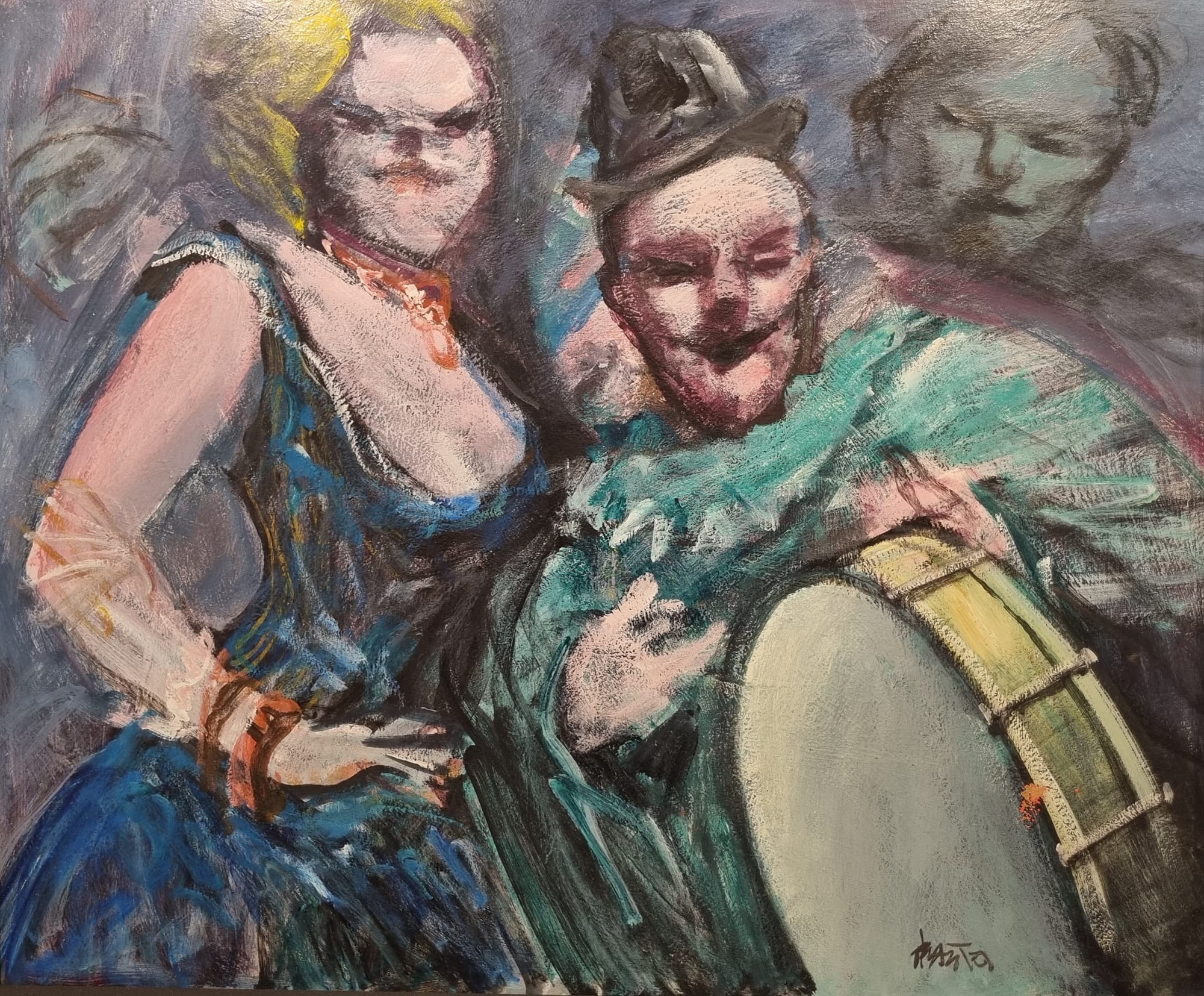 Payaso by Hugo Nantes, Painting